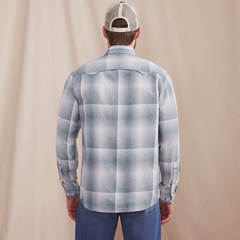Tech Chambray Long-Sleeve Western Shirt - US 2092