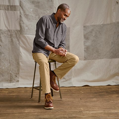 Men’s Tech Chambray Long-Sleeve Work Shirt - US 0269