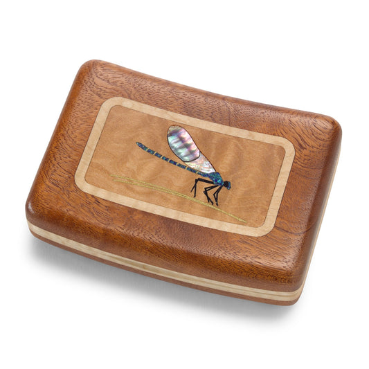 A.L. Swanson River Series Fly Boxes - Wood Inlay - US 6210
