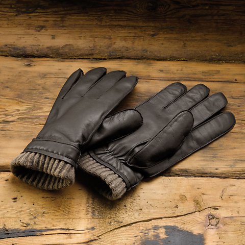 Dorset Goatskin-and-Cashmere Gloves - US 2942