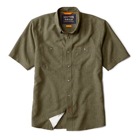 Men’s Tech Chambray Short-Sleeve Work Shirt - US 1150