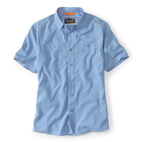 Men’s Tech Chambray Short-Sleeve Work Shirt - US 5471