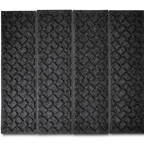 Recycled WaterHog® Basketweave Stair Treads - US 1706