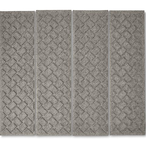 Recycled WaterHog® Basketweave Stair Treads - US 3143