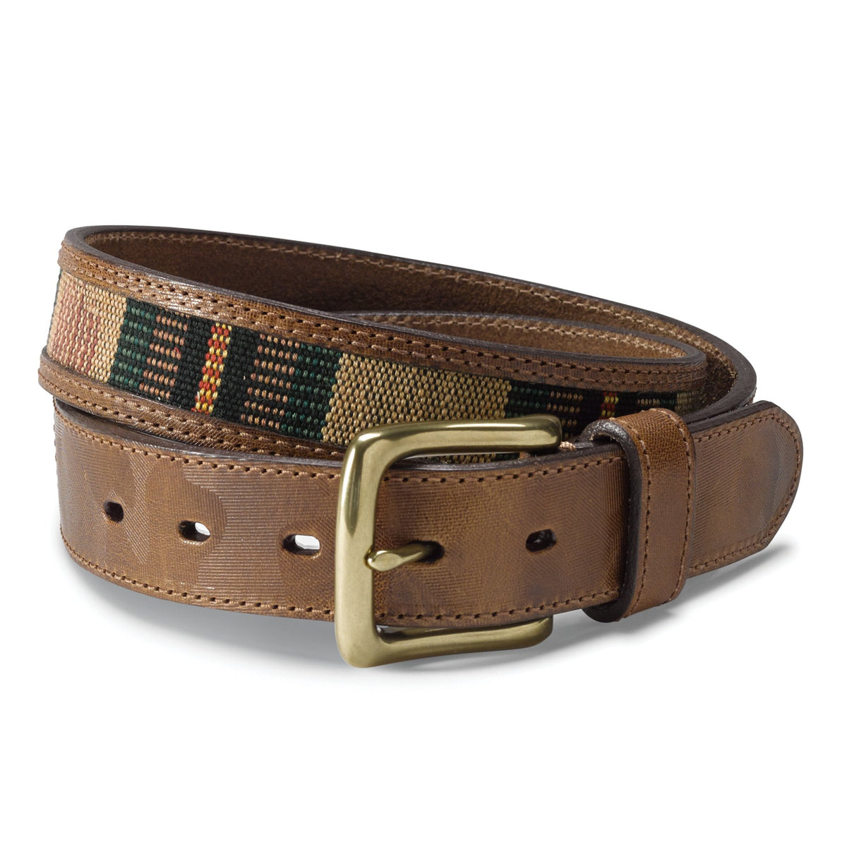Blanket Striped Inlay Belt - US 7952