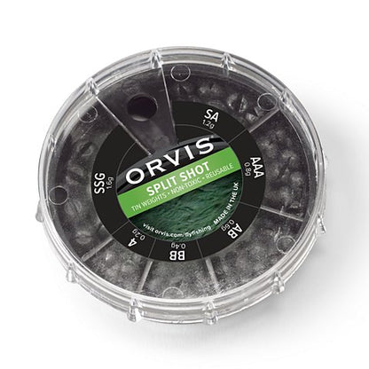 Orvis Non-Toxic Split Shot - 6 Sizes - US 9305