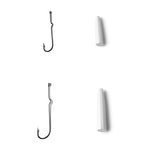Popper Bodies with Hooks - Pencil Popper Bodies with Size 1 and 4 Hooks - US 5951