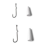 Popper Bodies with Hooks - Saltwater Popper Bodies with Size 2 and 2/0 Hooks - US 1656