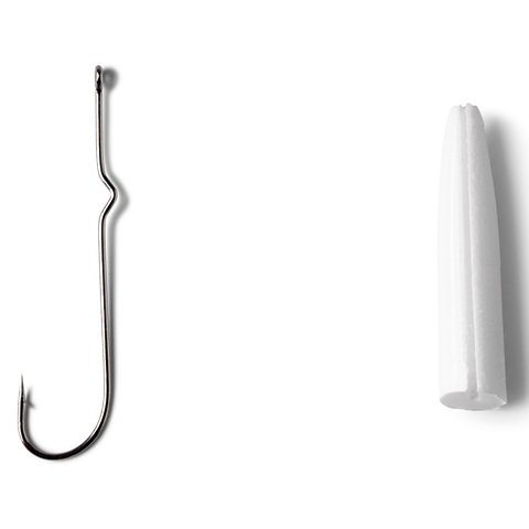 Popper Bodies with Hooks - Panfish Popper Bodies with Size 10 and 12 Hooks - US 8021