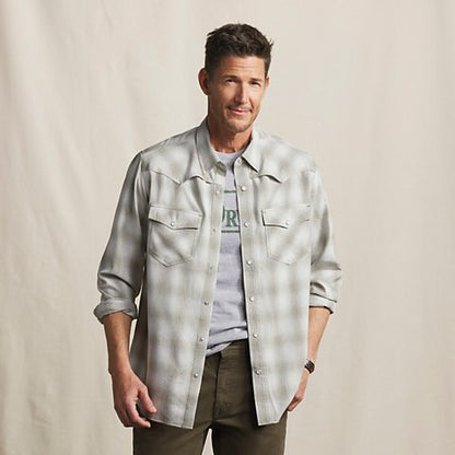 Tech Chambray Long-Sleeve Western Shirt - US 3904