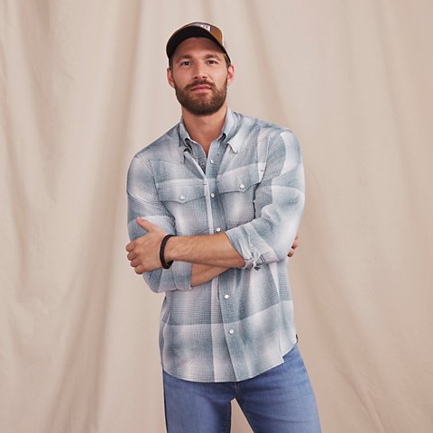 Tech Chambray Long-Sleeve Western Shirt - US 1935