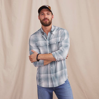 Tech Chambray Long-Sleeve Western Shirt - US 2092