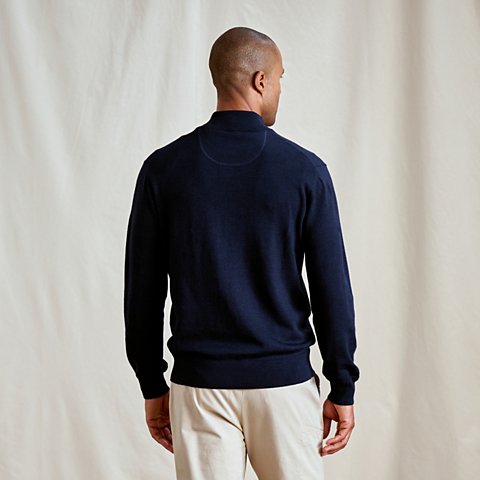 Merino Button Mockneck Sweater - US 0739