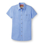 Women’s Tech Chambray Short-Sleeve Work Shirt - US 6563