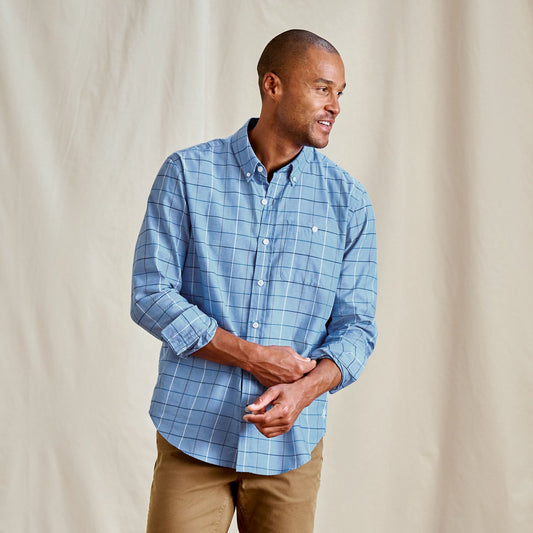 Country Twill Long-Sleeve Button-Down Shirt - US 5975