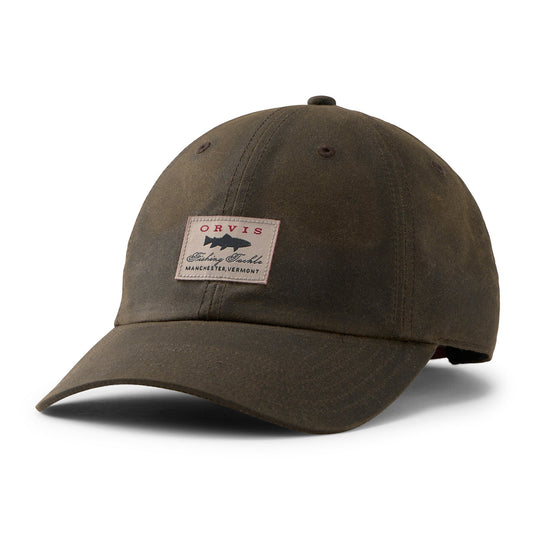 Vintage Waxed Cotton Ball Cap - Fish - US 5306