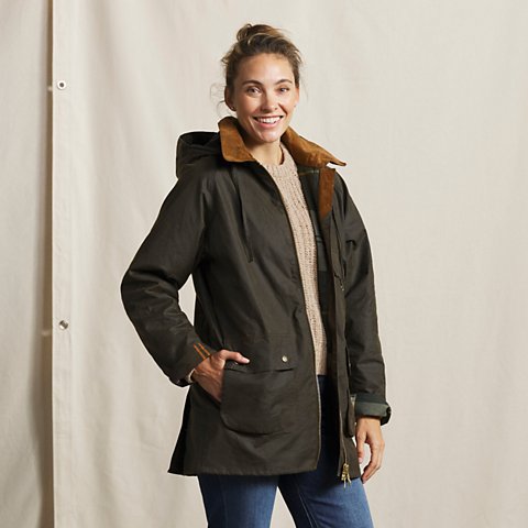 Barbour® Women's Highclere Waxed Jacket - US 9601