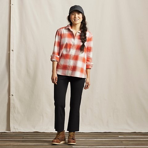 Perfect Flannel Boyfriend Shirt - US 9753