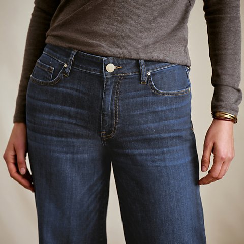 Kut from the Kloth® Charlotte Denim Wide-Leg Cropped Jeans - US 8663