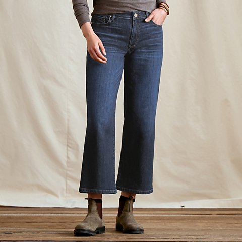 Kut from the Kloth® Charlotte Denim Wide-Leg Cropped Jeans - US 8663
