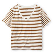 SNOW/HAZELNUT STRIPE