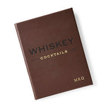 Leather-Bound Whiskey Cocktails Book - US 9303