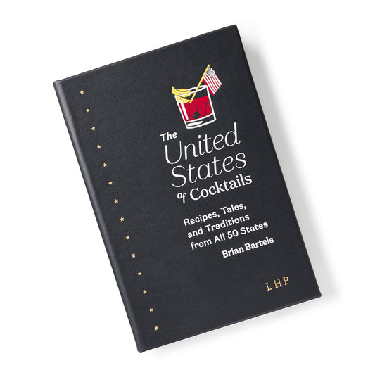 Leather-Bound United States Of Cocktails Book - US 4870