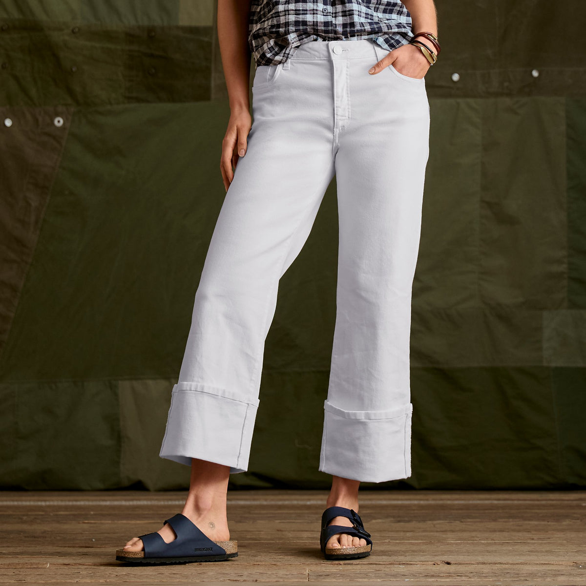 Kut from the Kloth® Charlotte High-Rise Wide-Leg Cuffed Jeans - US 0512