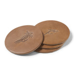Whiskey Leatherworks Leather Coasters - US 8548