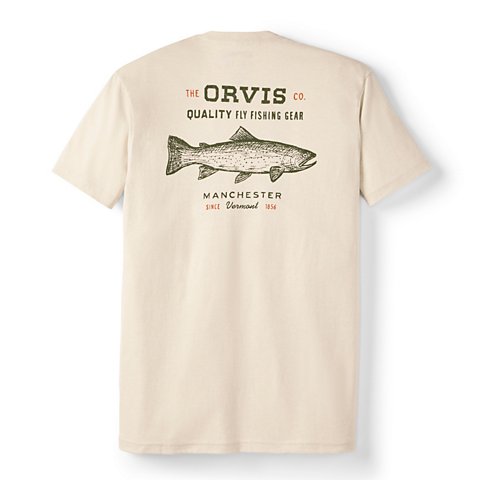 Men’s Trout Sketch Graphic T-Shirt - US 5992