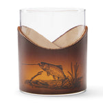 Leather-Wrapped Whiskey Glass - US 2664