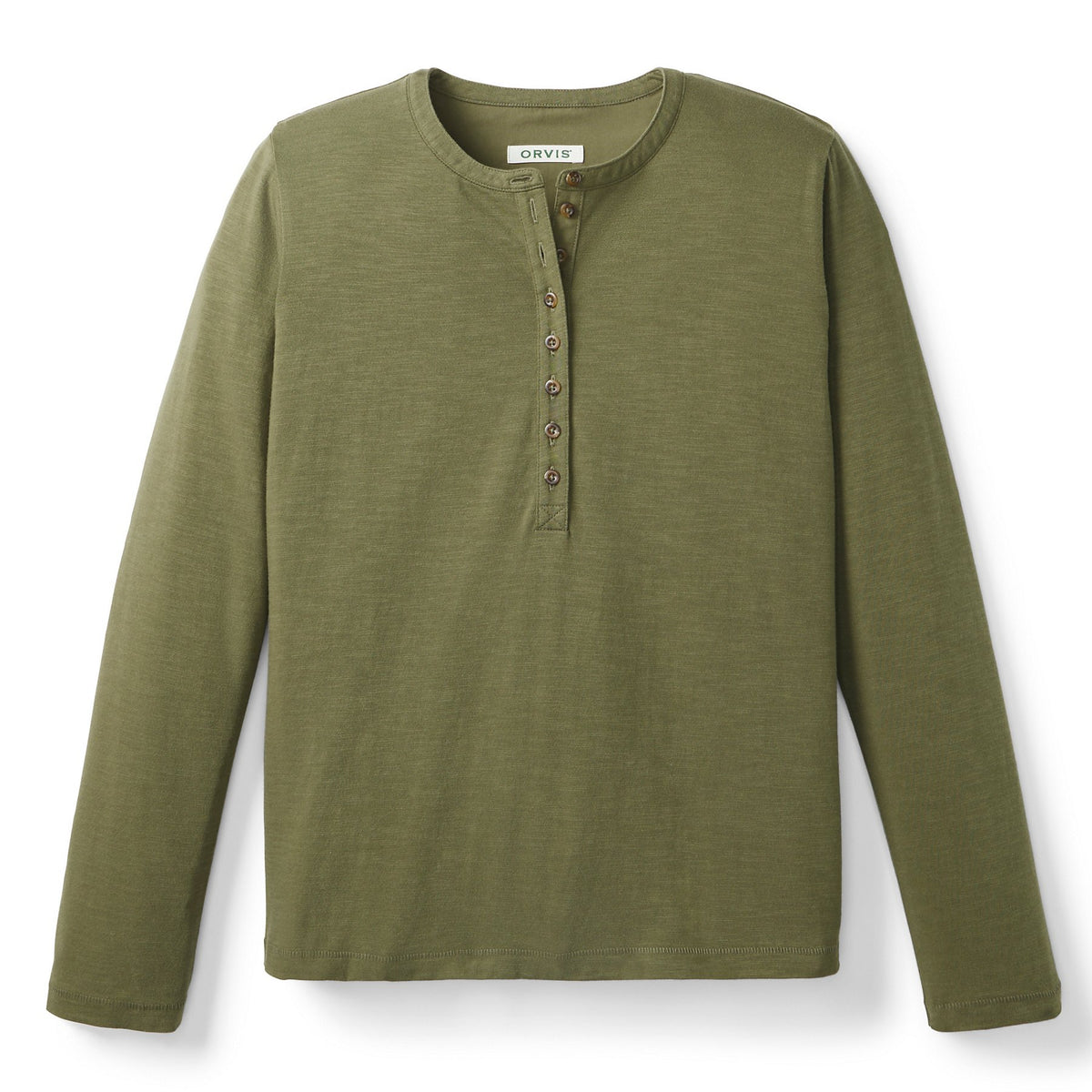 Bromley Slub Long-Sleeve Henley - US 3785