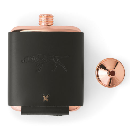 Whiskey Leatherworks Personalized Copper Flask - US 1432
