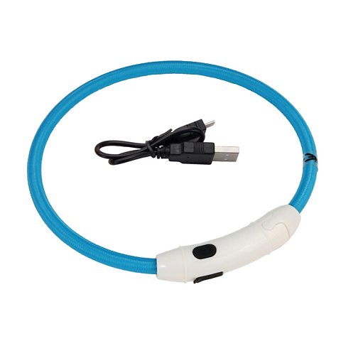 Light-Up Rechargeable Safety Dog Necklace - US 8809