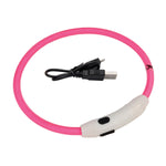 Light-Up Rechargeable Safety Dog Necklace - US 2573