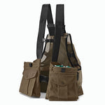 Waxed Cotton Strap Vest - US 1187
