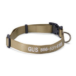 Personalized Side-Release Buckle Collar & Leash - US 1596